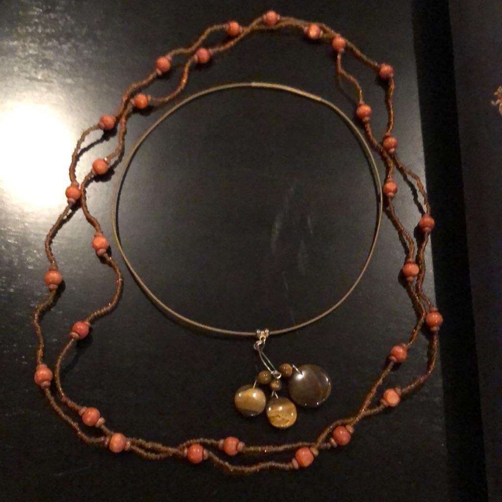Two Necklaces  Costume Jewelry